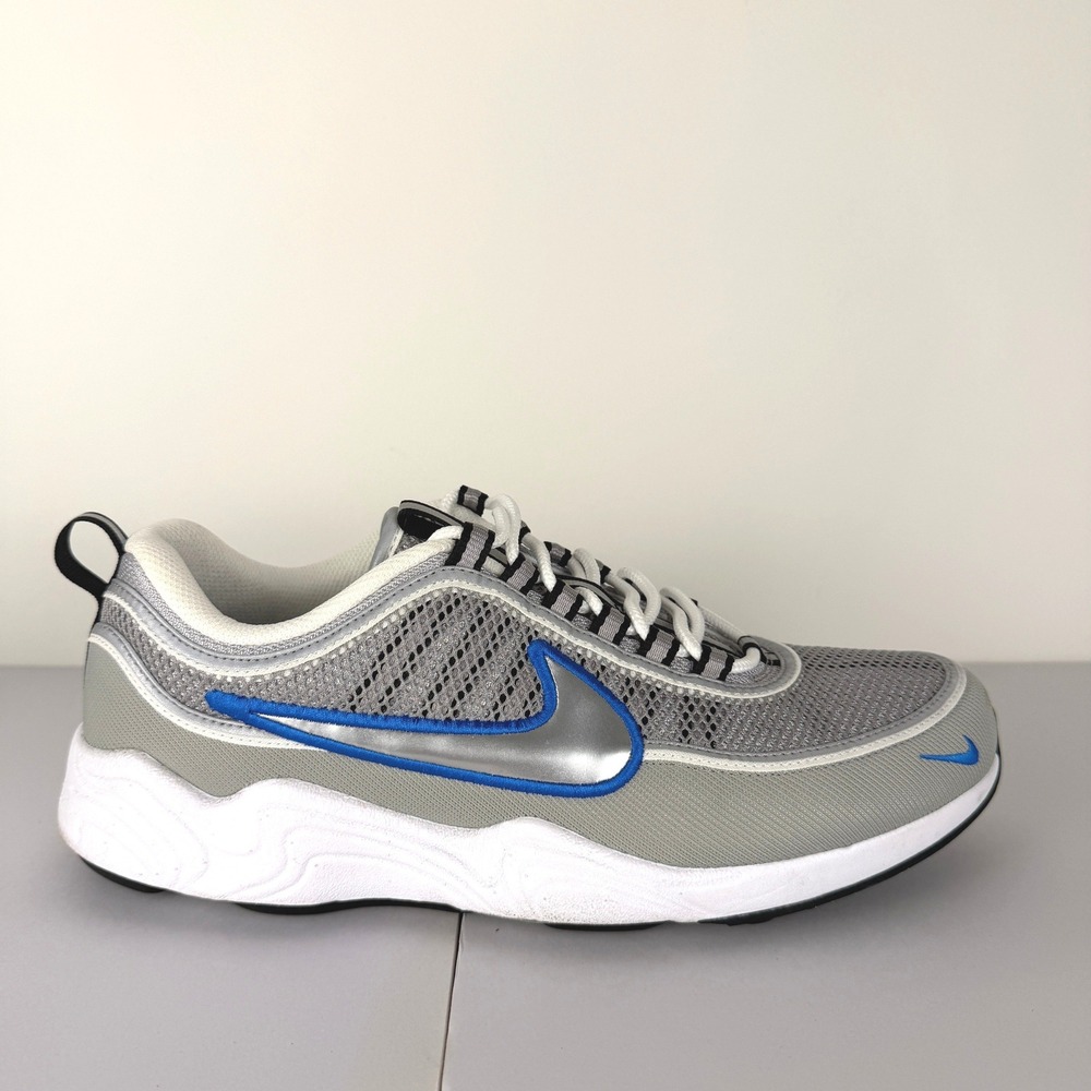 Nike Air‎ Zoom Spiridon Cage 2 Metallic Silver Navy Mens 10.5 HF9117-003 Running - Picture 5 of 10